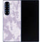 Purple and White Tie Dye Galaxy Z Fold6 Skin