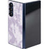 Purple and White Tie Dye Galaxy Z Fold6 Skin