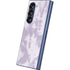 Purple and White Tie Dye Galaxy Z Fold6 Skin