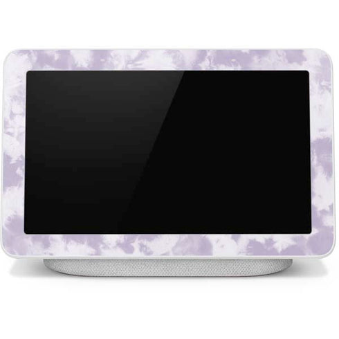 Purple and White Tie Dye Google Home Hub Skin