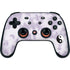 Purple and White Tie Dye Google Stadia Controller Skin