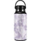 Purple and White Tie Dye Hydro Flask 32oz Wide Mouth Skin