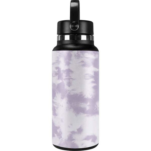 Purple and White Tie Dye Hydro Flask 32oz Wide Mouth Skin