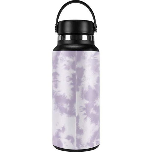 Purple and White Tie Dye Hydro Flask 32oz Wide Mouth Skin