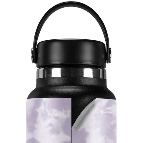 Purple and White Tie Dye Hydro Flask 32oz Wide Mouth Skin