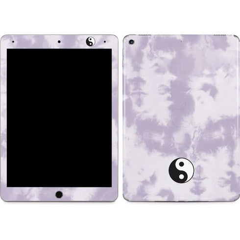 Purple and White Tie Dye iPad Skins