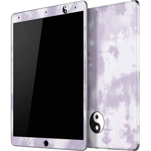 Purple and White Tie Dye iPad Skins