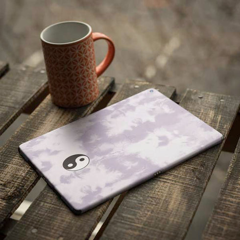Purple and White Tie Dye iPad Skins