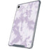 Purple and White Tie Dye iPad 11th Gen (2025) Clear Case