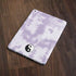 Purple and White Tie Dye Apple iPad Skin