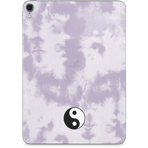 Purple and White Tie Dye Apple iPad Pro Skin