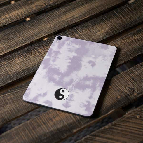 Purple and White Tie Dye Apple iPad Pro Skin