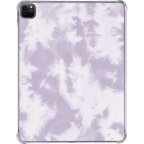 Purple and White Tie Dye iPad Pro 11in (2024) Clear Case