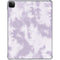 Purple and White Tie Dye iPad Pro 11in (2024) Clear Case