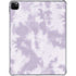 Purple and White Tie Dye iPad Pro 11in (2024) Clear Case