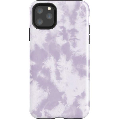 Purple and White Tie Dye iPhone Cases