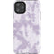 Purple and White Tie Dye iPhone Cases
