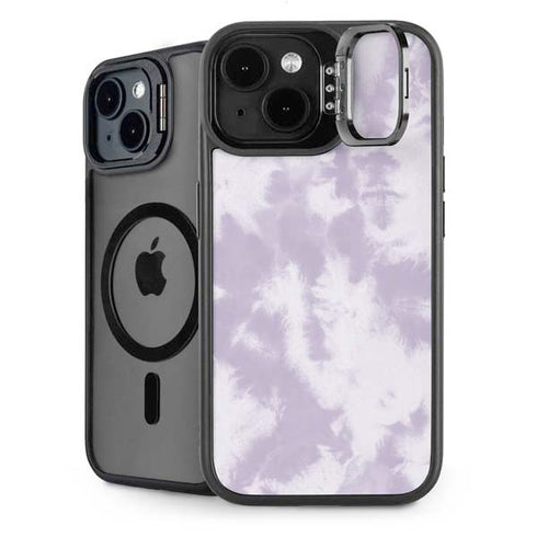 Purple and White Tie Dye iPhone 13 Kickstand Case