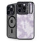 Purple and White Tie Dye iPhone 13 Pro Kickstand Case