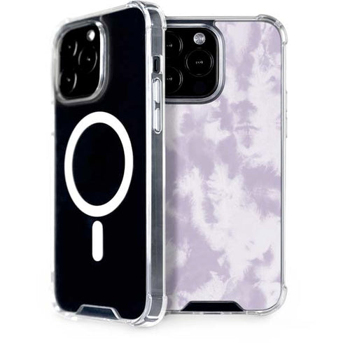 Purple and White Tie Dye iPhone Cases