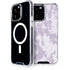 Purple and White Tie Dye iPhone Cases
