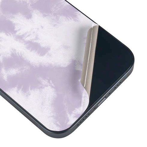 Purple and White Tie Dye iPhone Skins