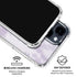 Purple and White Tie Dye iPhone 15 Clear Case