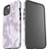 Purple and White Tie Dye iPhone 15 Impact Case