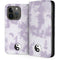 Purple and White Tie Dye iPhone 15 Pro Folio Case