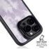 Purple and White Tie Dye iPhone 15 Pro Kickstand Case