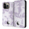 Purple and White Tie Dye iPhone 15 Pro Max Folio Case
