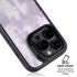 Purple and White Tie Dye iPhone 15 Pro Max Kickstand Case