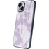 Purple and White Tie Dye iPhone 15 Skin