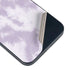 Purple and White Tie Dye iPhone 15 Skin