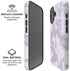 Purple and White Tie Dye iPhone 16 Magsafe Impact Case