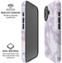Purple and White Tie Dye iPhone 16 Plus Magsafe Impact Case