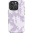 Purple and White Tie Dye iPhone 16 Pro Impact Case