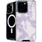 Purple and White Tie Dye iPhone 16 Pro MagSafe Case