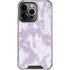Purple and White Tie Dye iPhone 16 Pro Max Clear Case