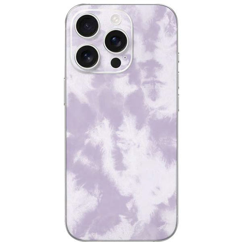Purple and White Tie Dye iPhone 16 Pro Skin