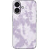 Purple and White Tie Dye iPhone 16 Skin