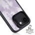 Purple and White Tie Dye iPhone 16e Kickstand Case