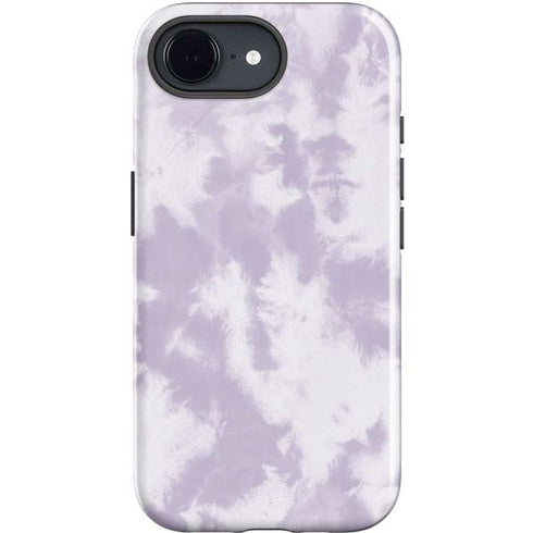 Purple and White Tie Dye iPhone 16e Impact Case
