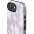 Purple and White Tie Dye iPhone 16e Impact Case