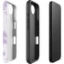 Purple and White Tie Dye iPhone 16e Impact Case