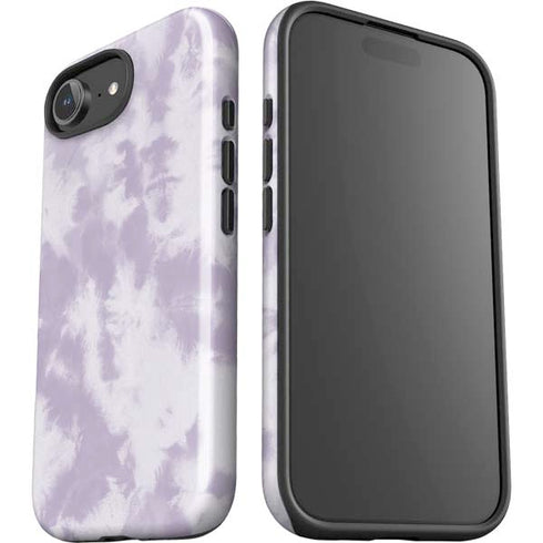 Purple and White Tie Dye iPhone 16e Impact Case