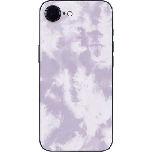 Purple and White Tie Dye iPhone 16e Skin