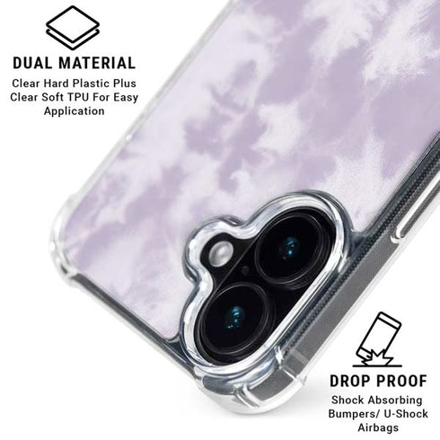 Purple and White Tie Dye iPhone 17 MagSafe Case