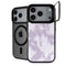 Purple and White Tie Dye iPhone 18 Pro Kickstand Case