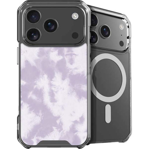 Purple and White Tie Dye iPhone 18 Pro MagSafe Case